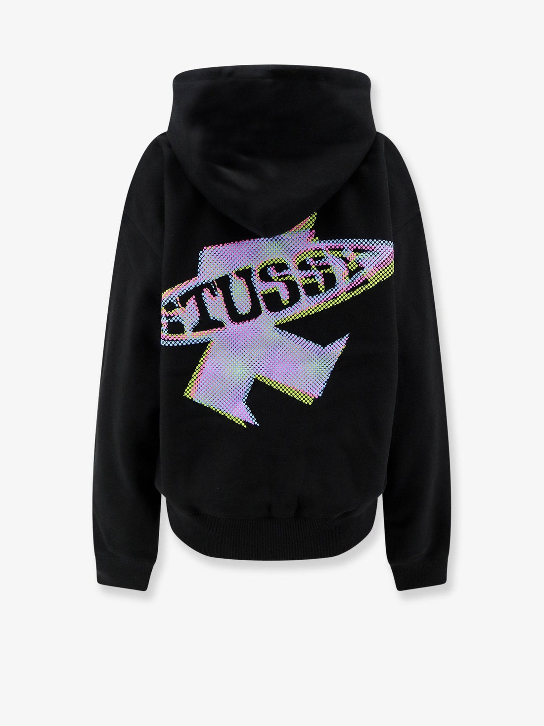 STUSSY - Cotton blend sweatshirt with maxi back print cotton-blend-sweatshirt-with-maxi-back-print_7ddc3d58-a9ba-4c04-91c6-6bdfed2df741