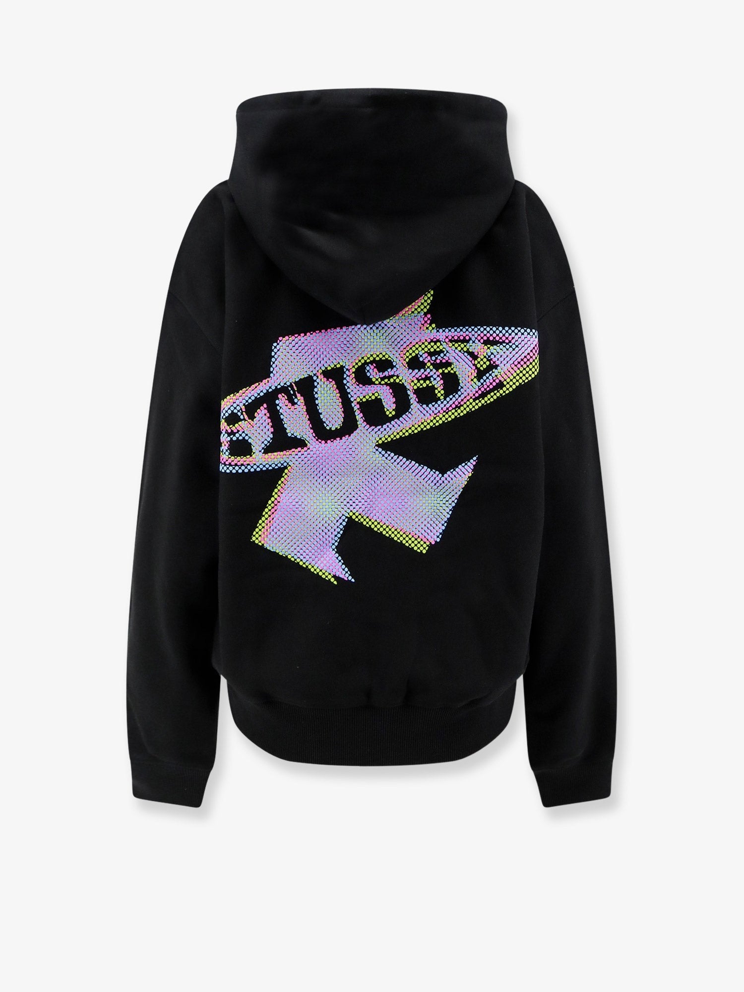 STUSSY STUSSY - Cotton blend sweatshirt with maxi back print