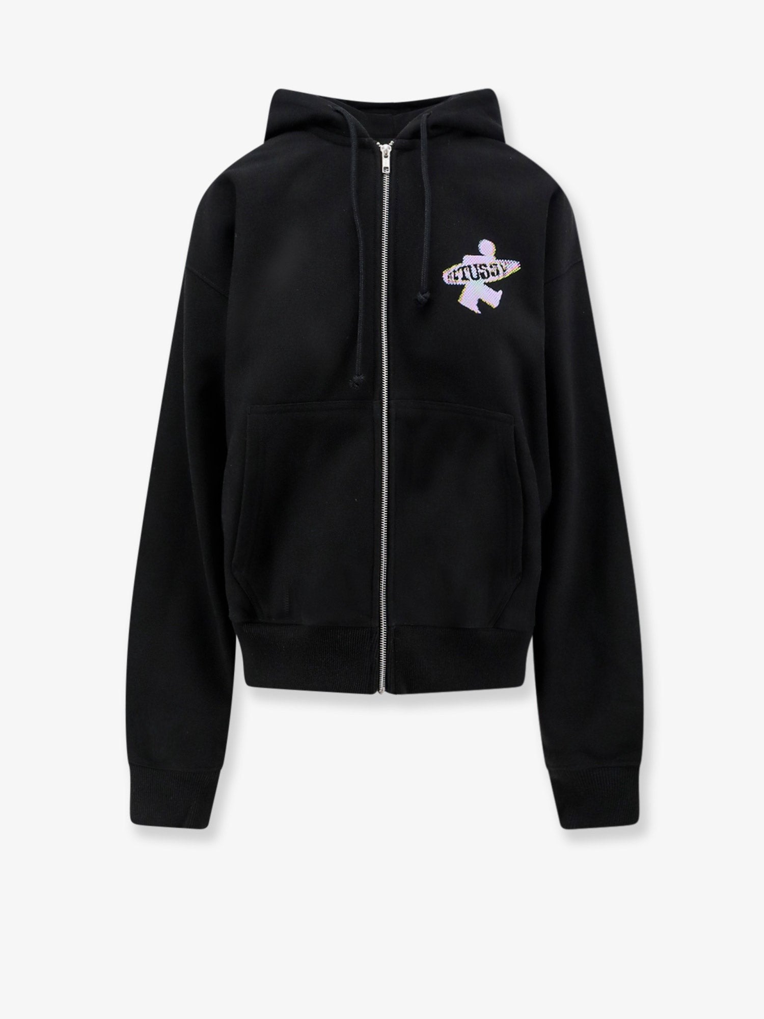 STUSSY STUSSY - Cotton blend sweatshirt with maxi back print