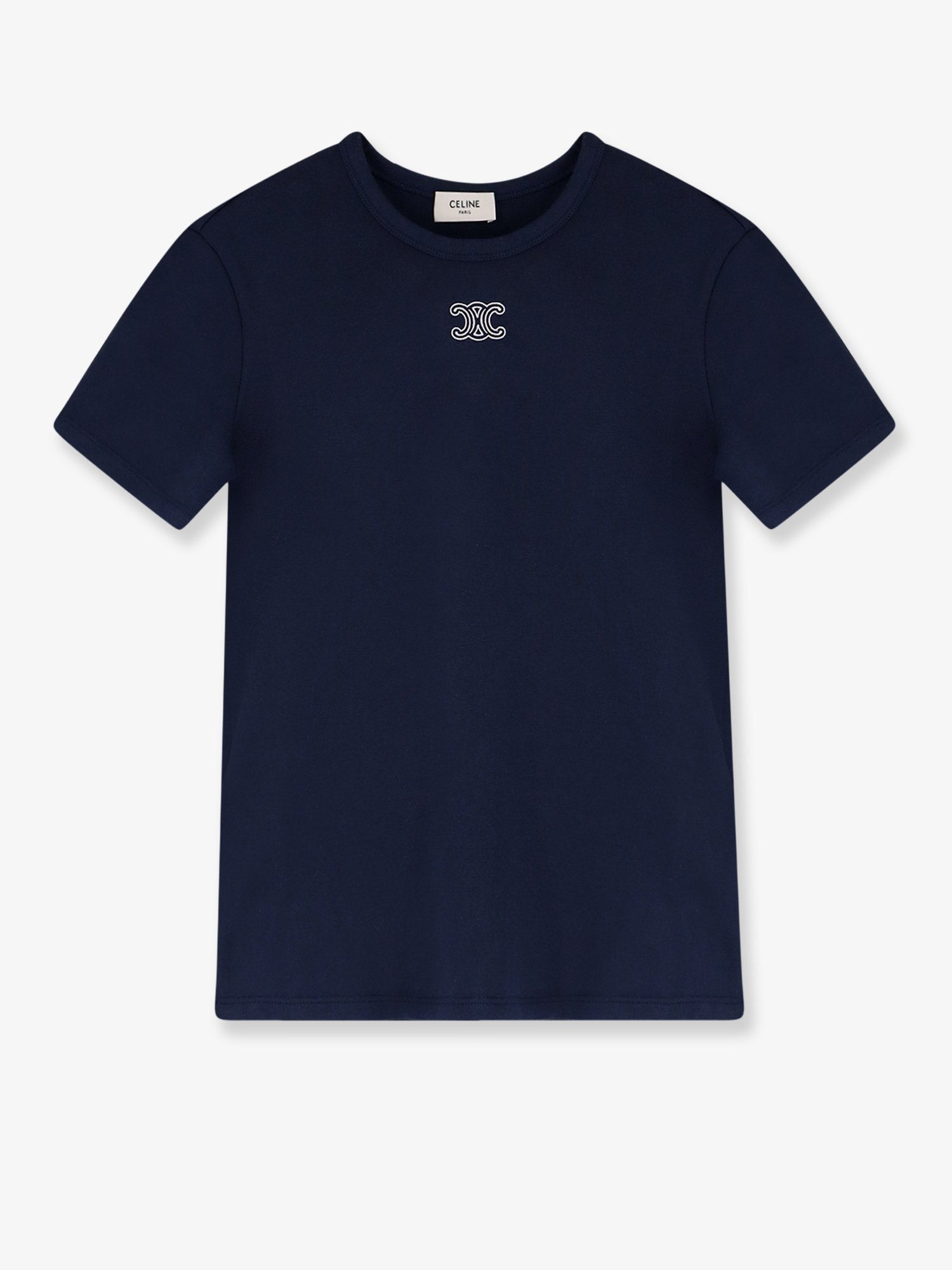 Cotton blend t-shirt with Triomphe logo