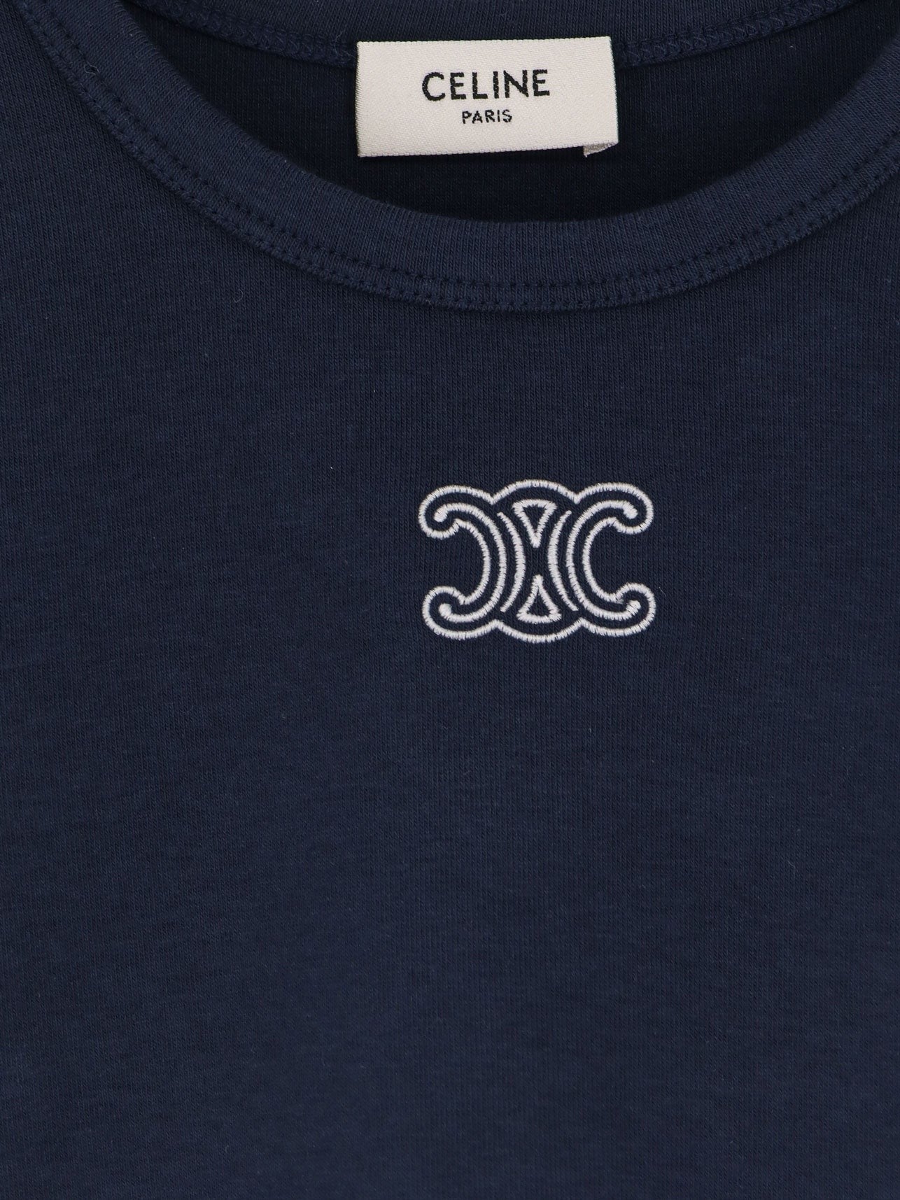 Cotton blend t-shirt with Triomphe logo