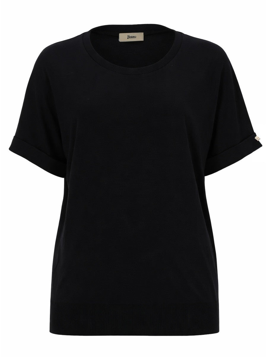 Herno - COTTON BLEND T-SHIRT cotton-blend-t-shirt_58dd6c34-1899-4c4f-9012-cebd12d91669