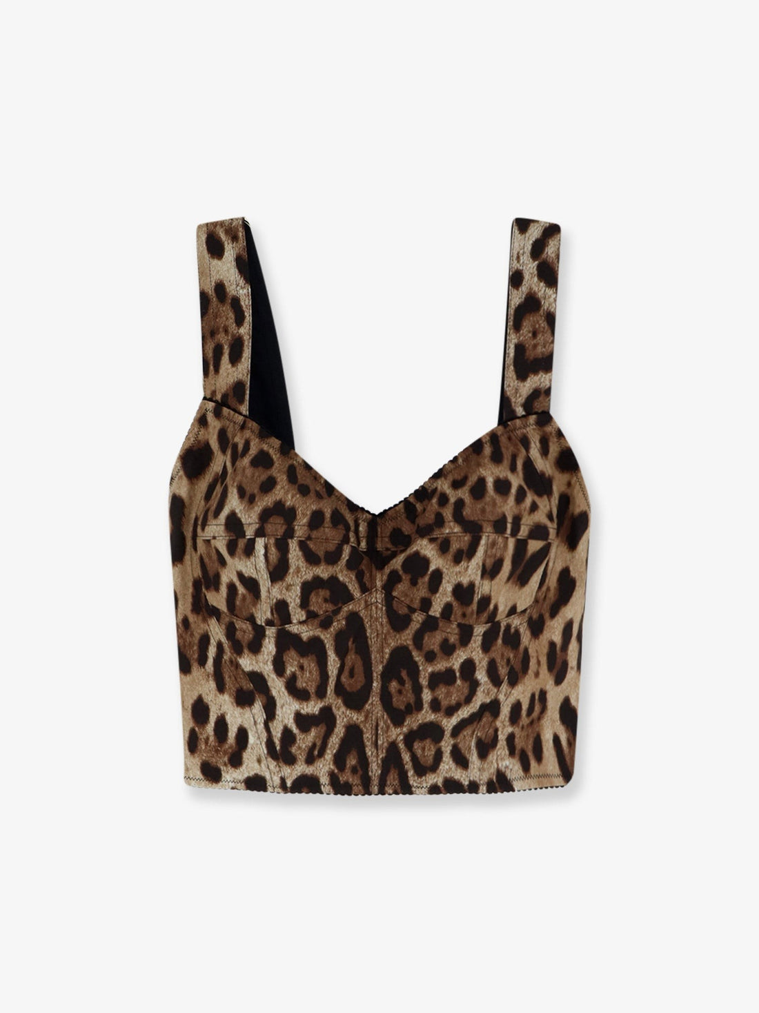 Dolce & Gabbana - Cotton blend top with animal print cotton-blend-top-with-animal-print_0fedd4ad-9d97-4ee3-bfec-9c353aceb6f5