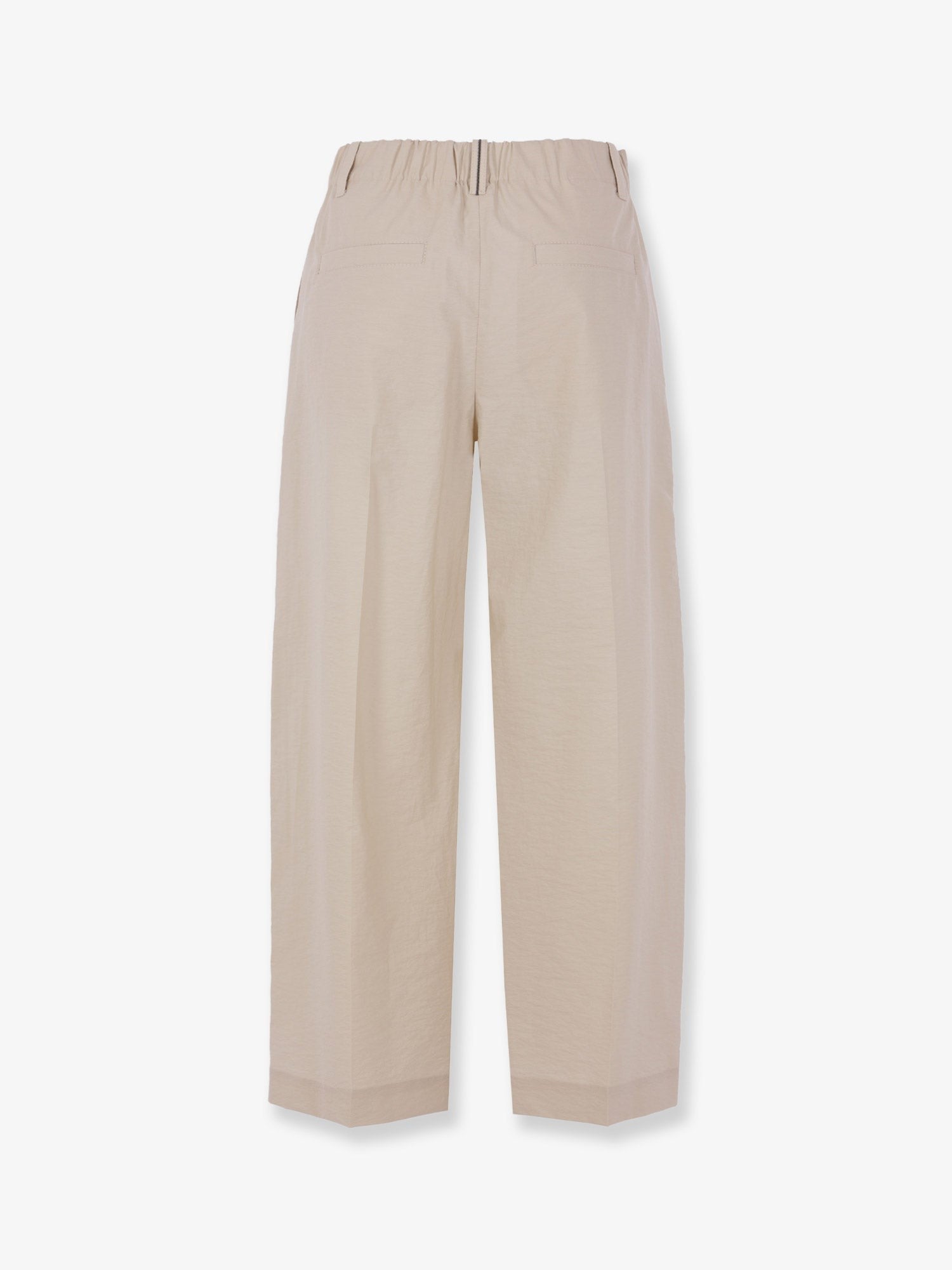 Cotton blend trousers