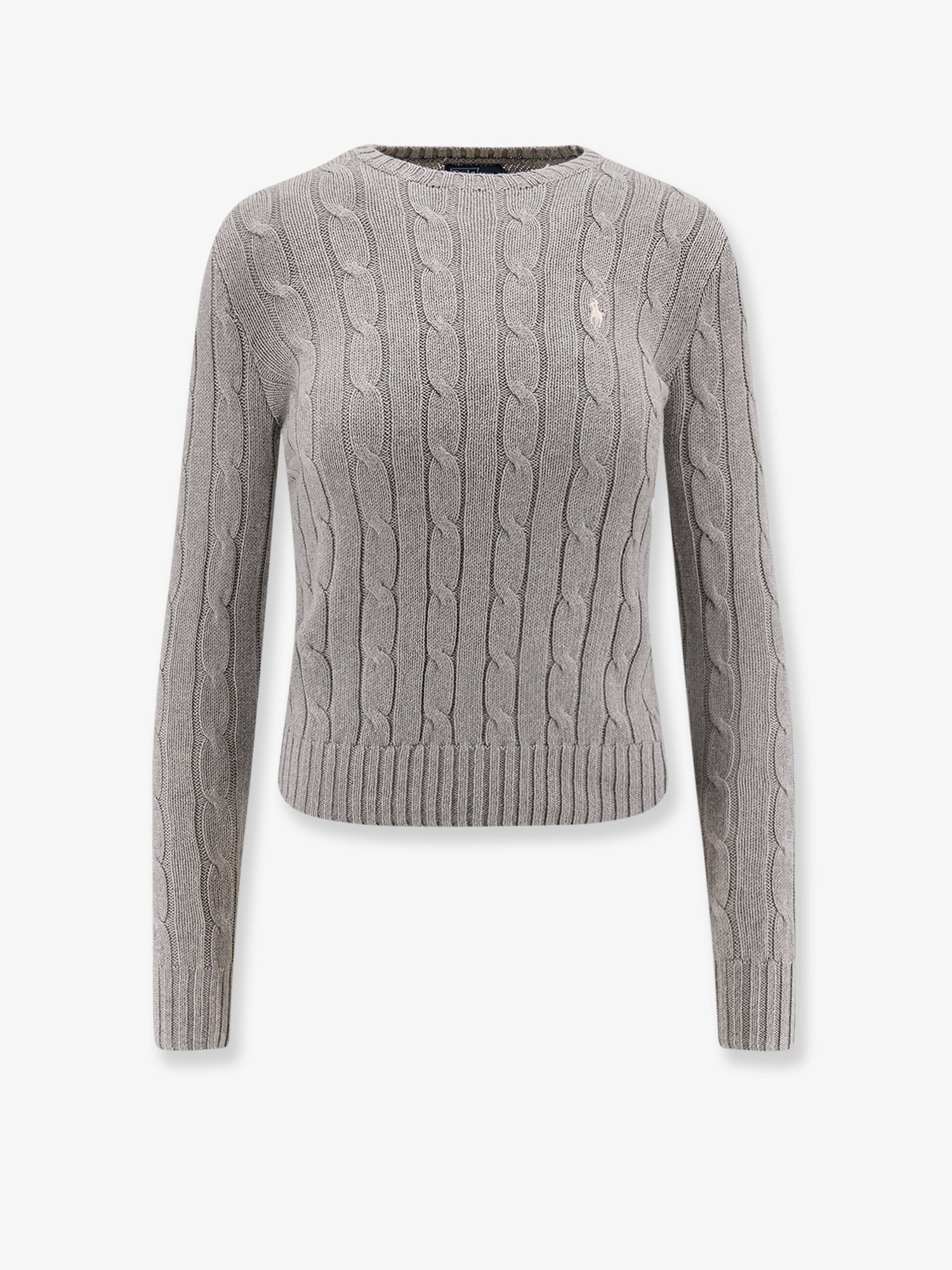 Cotton cable knit sweater