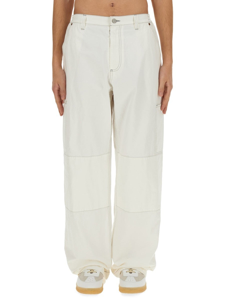 MM6 MAISON MARGIELA MM6 MAISON MARGIELA - COTTON CANVAS PANTS