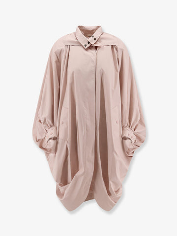 CHLOE' Cotton cape coat