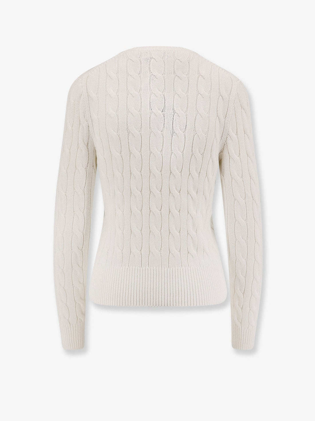 Cotton cardigan with contrasting logo