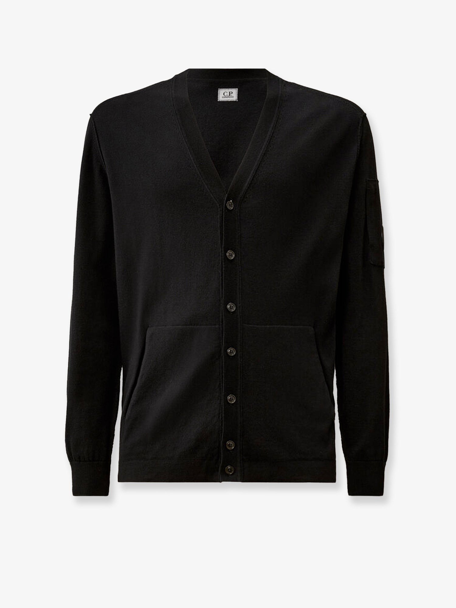 Cotton cardigan with Logo detail