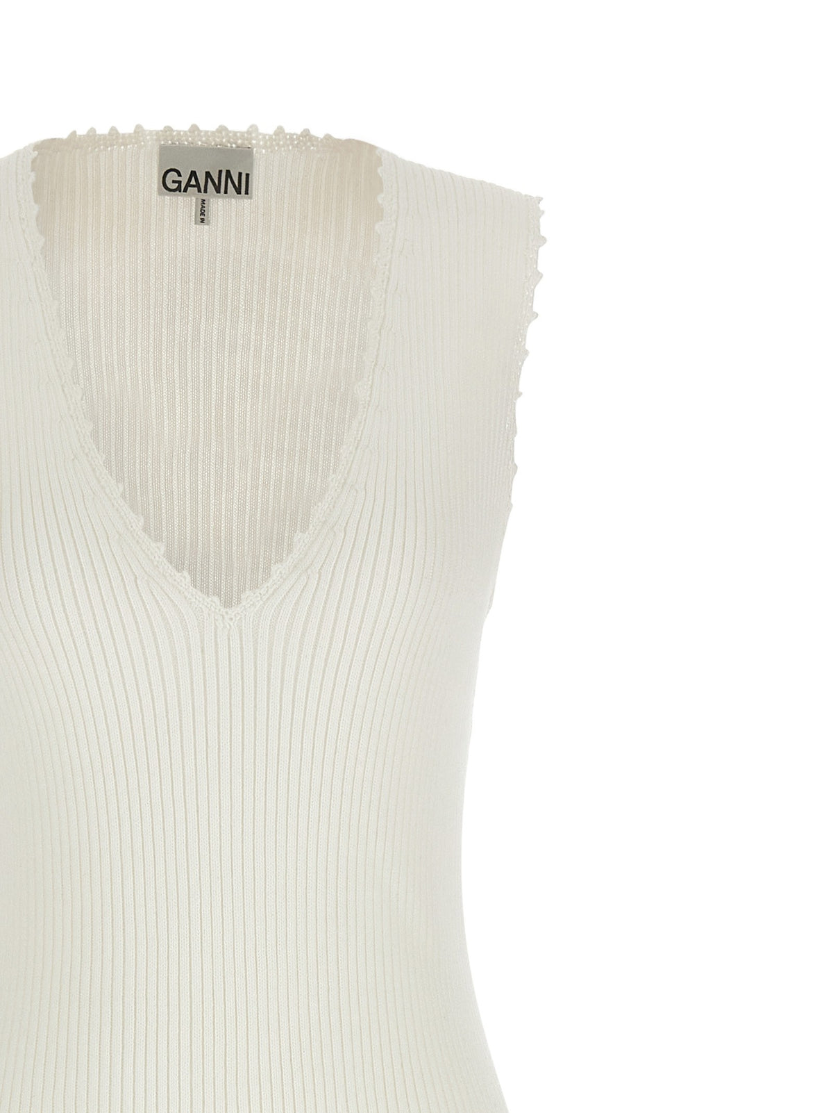 GANNI - 'Cotton Crochet' dress