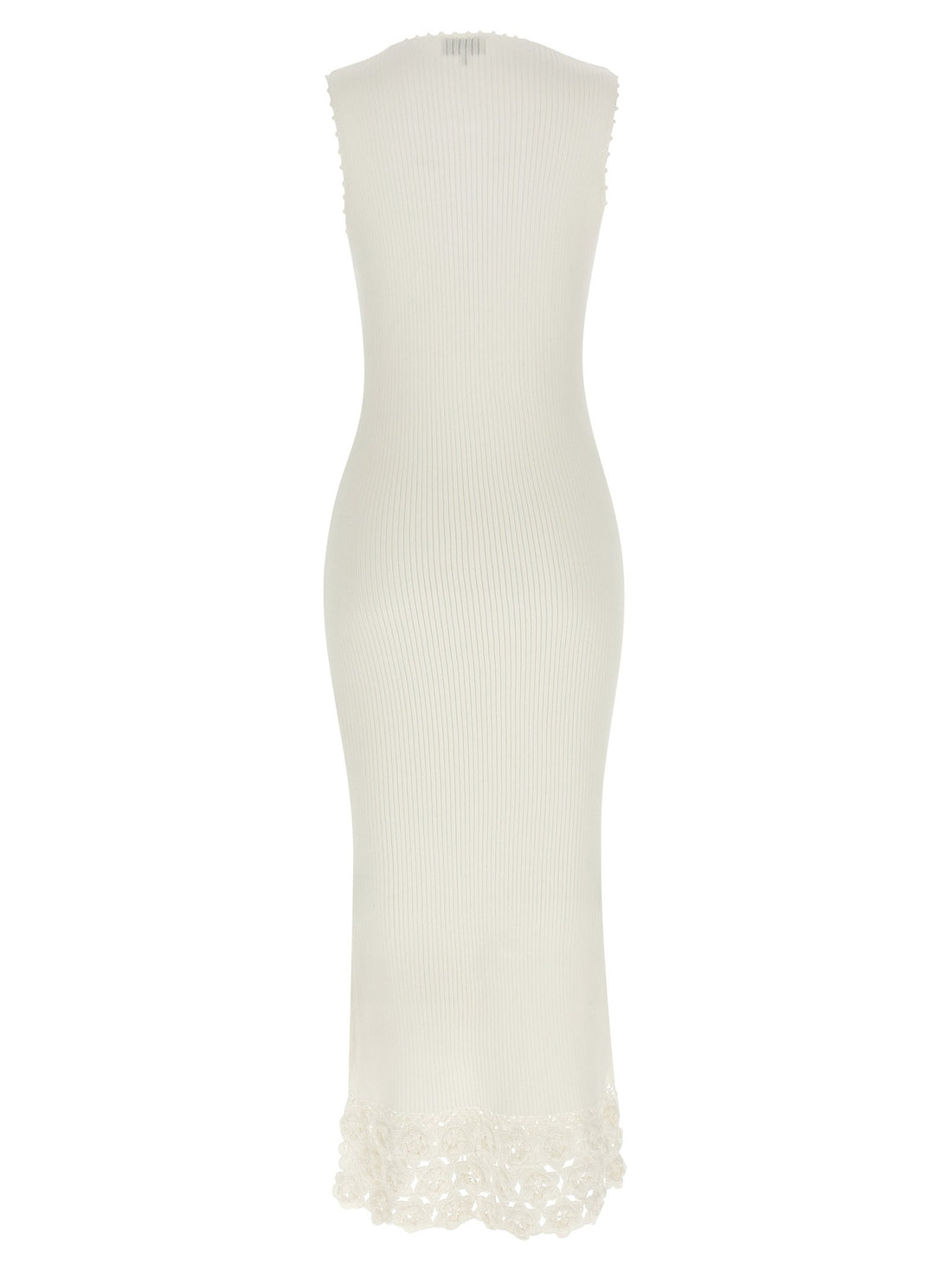 GANNI - 'Cotton Crochet' dress White
