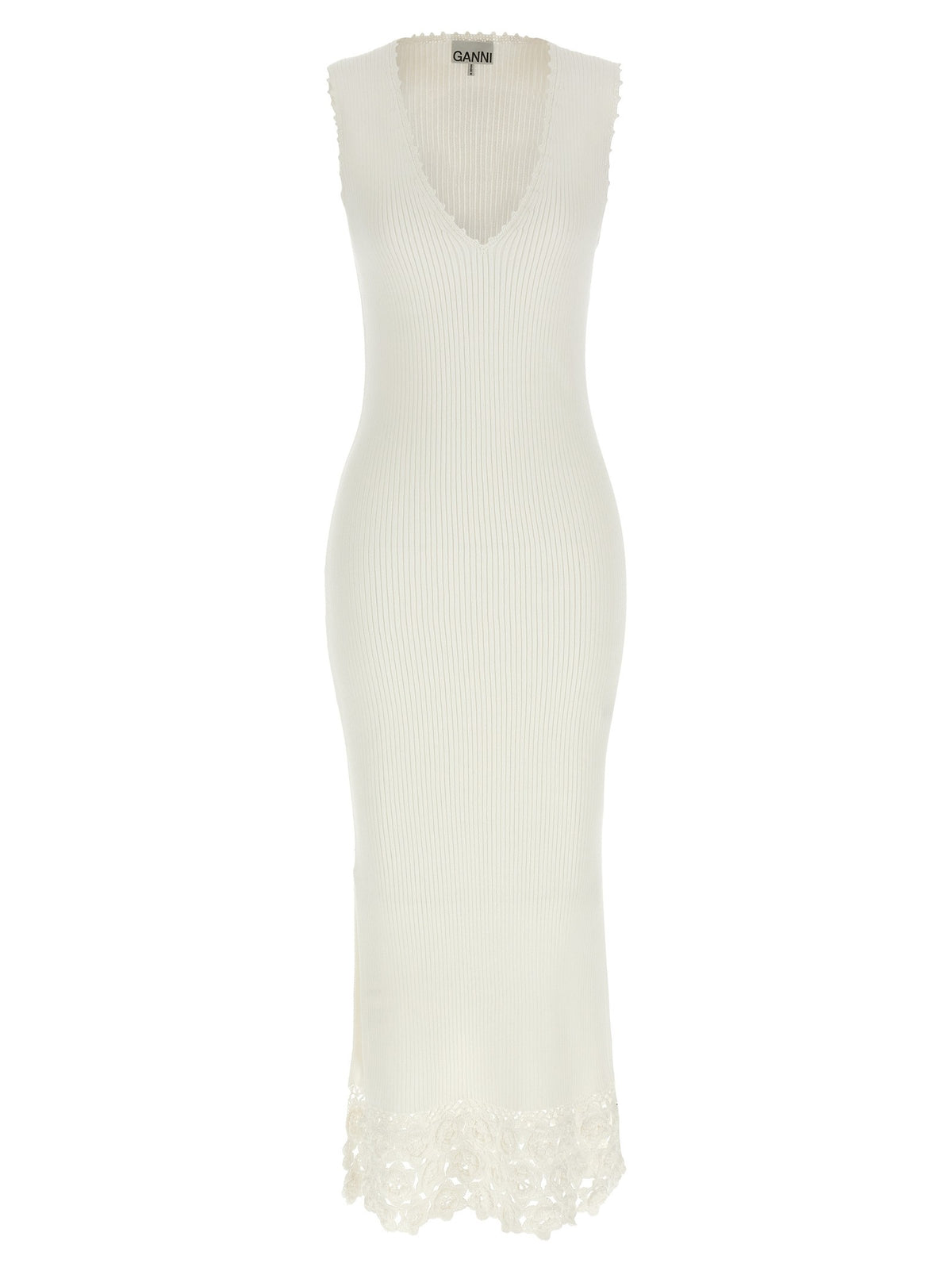 GANNI - 'Cotton Crochet' dress