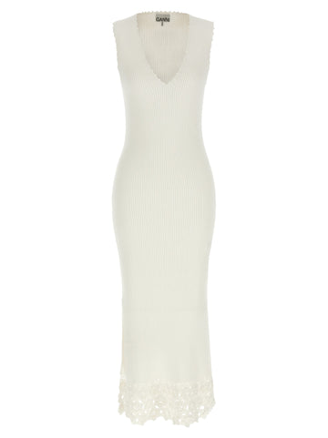 GANNI - 'Cotton Crochet' dress