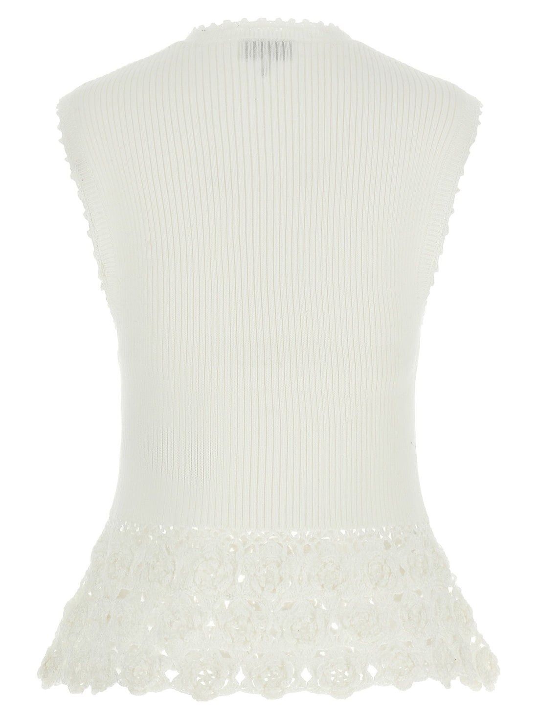 GANNI - 'Cotton Crochet' vest