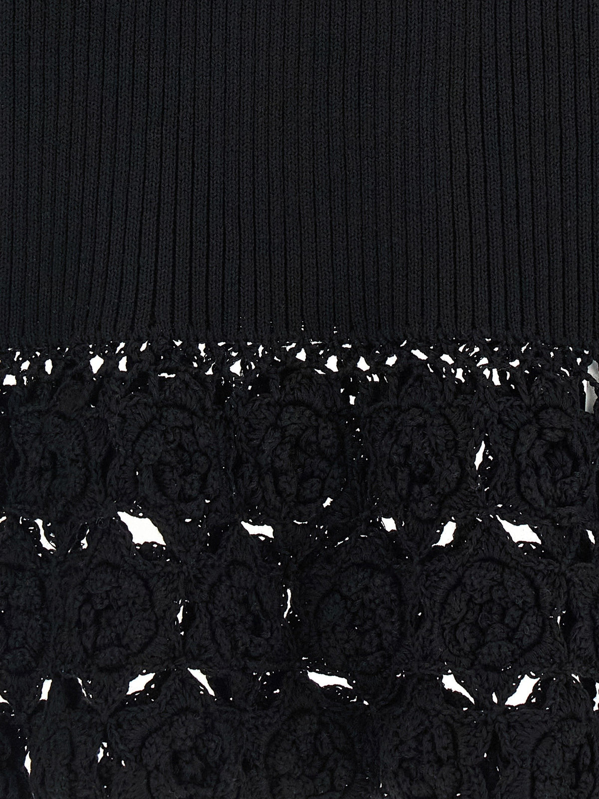 GANNI - 'Cotton Crochet' vest