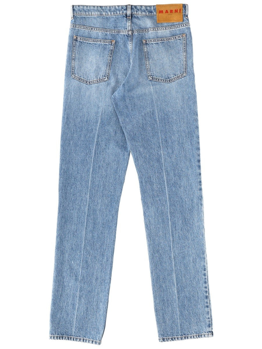 COTTON DENIM PANTS