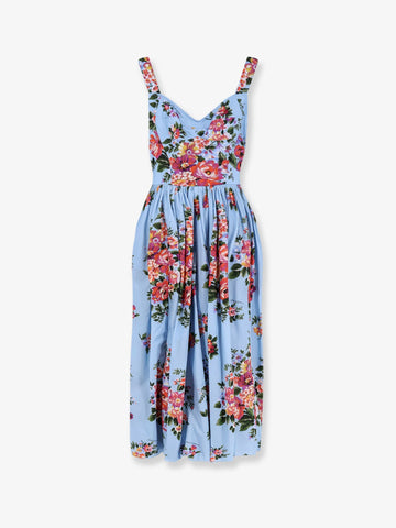 Dolce & Gabbana Dolce & Gabbana - Cotton dress with Mazzo di Fiori print