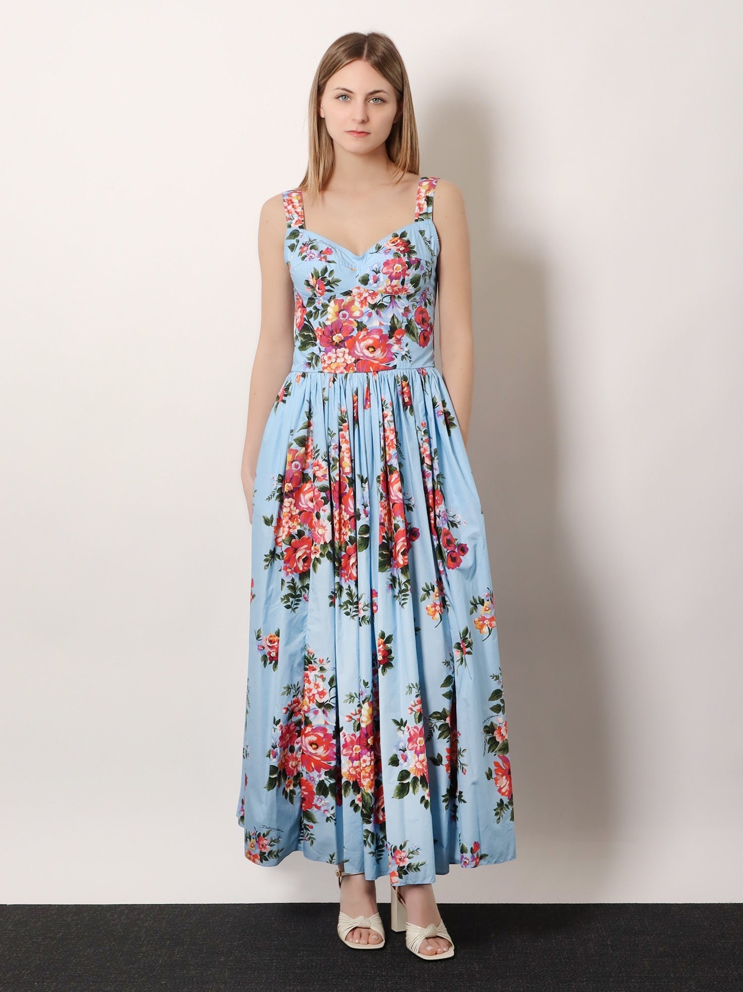 Dolce & Gabbana Dolce & Gabbana - Cotton dress with Mazzo di Fiori print