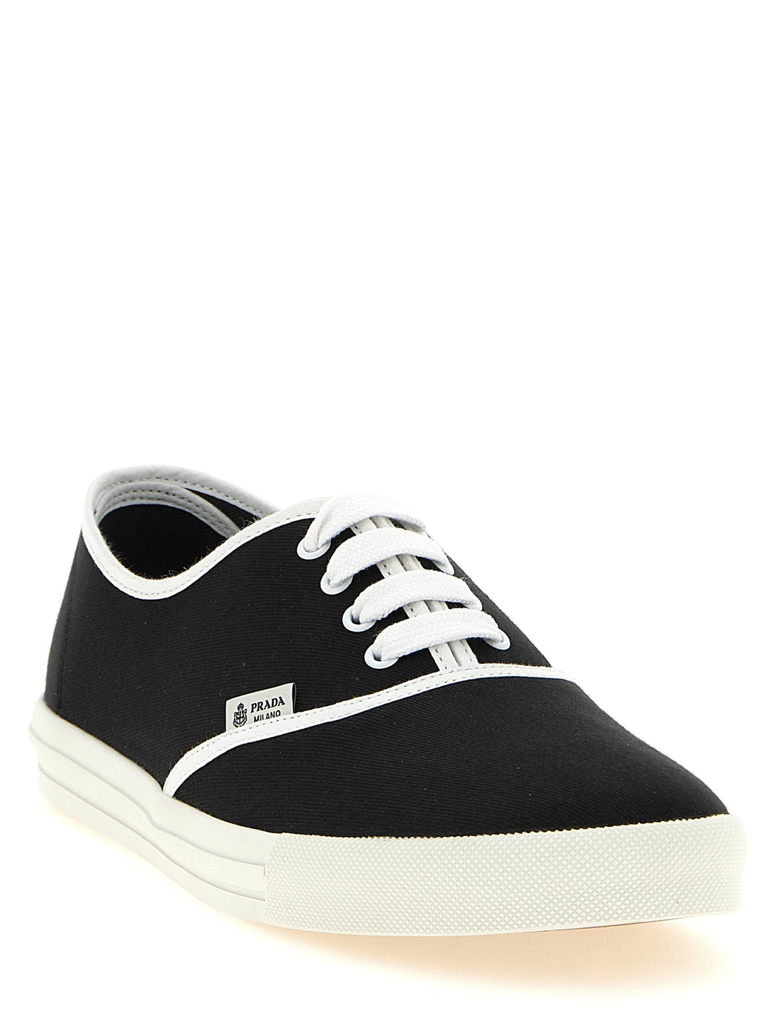 PRADA - Cotton drill sneakers Black