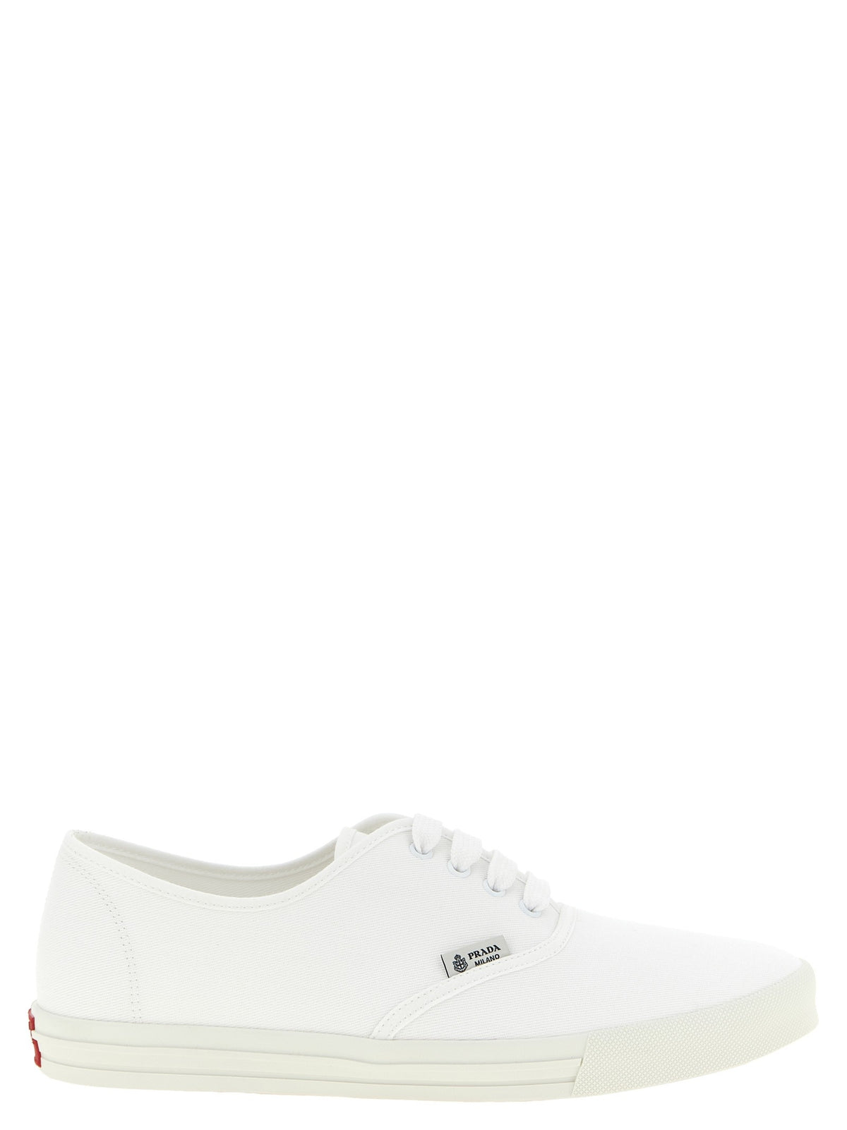 PRADA - Cotton drill sneakers White
