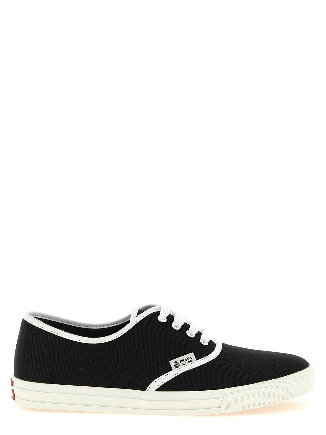 PRADA - Cotton drill sneakers Black
