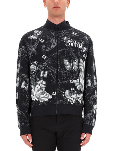 COTTON FLEECE BOMBER JACKET