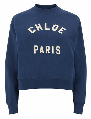 CHLOÉ - COTTON FLEECE LOGO PULLOVER cotton-fleece-logo-pullover_d350fe0a-d13e-41a9-a061-4a319508601d