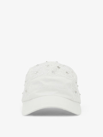 Dolce & Gabbana Cotton hat with all-over floral embroidery