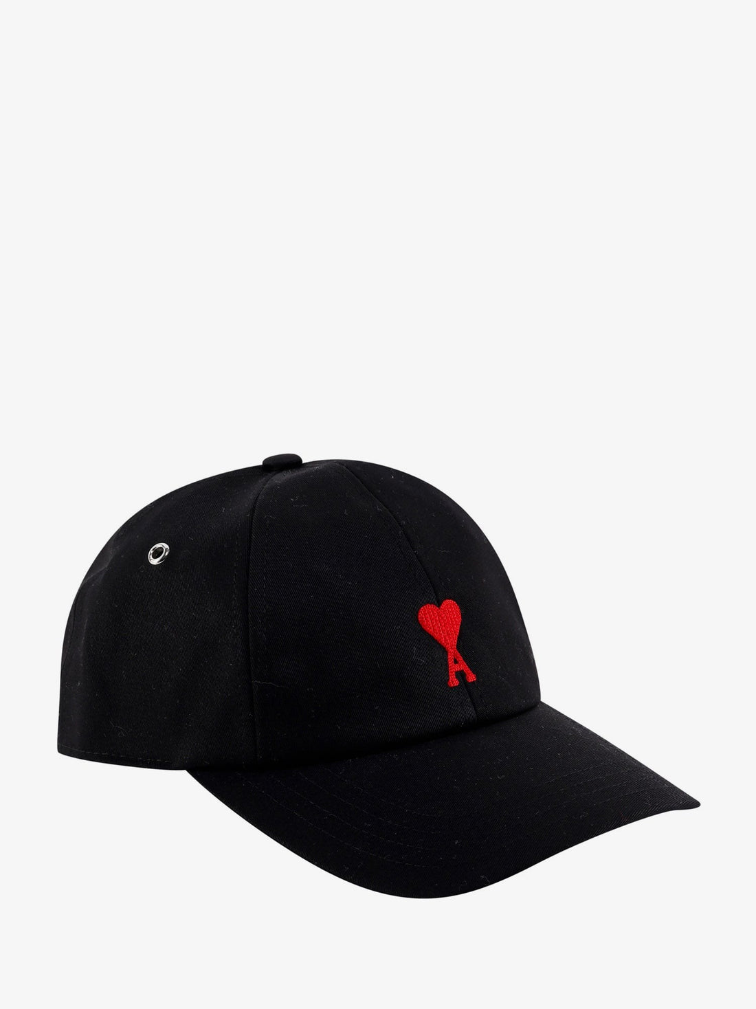 AMI PARIS - Cotton hat with embroidered logo on the front noir UNI