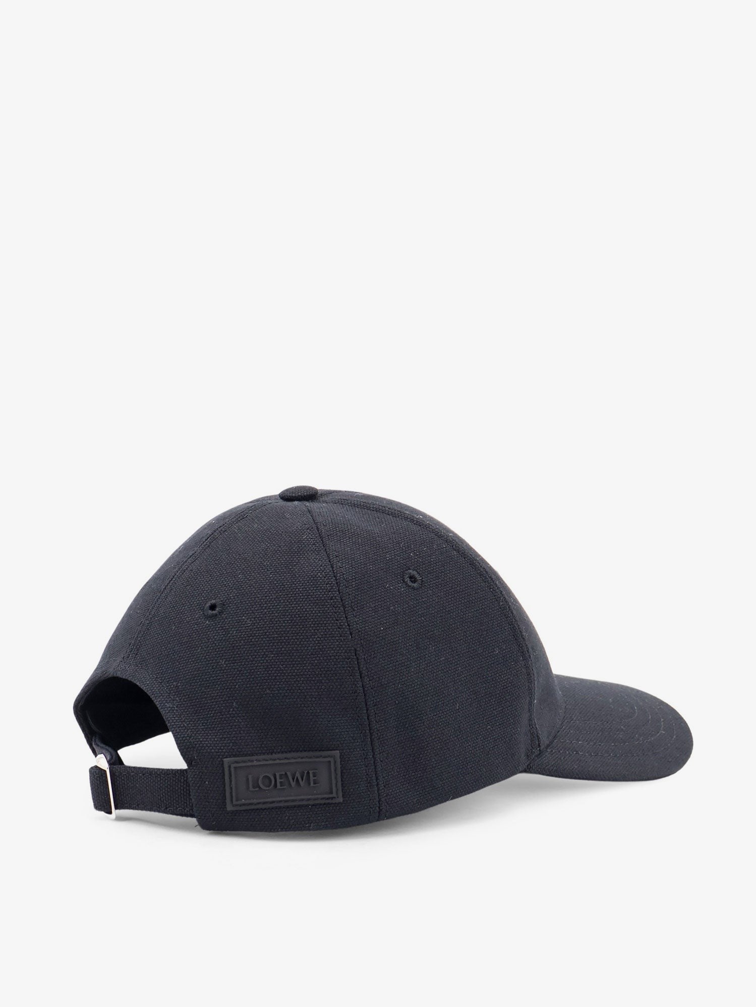 LOEWE - Cotton hat with rubber Anagram logo patch