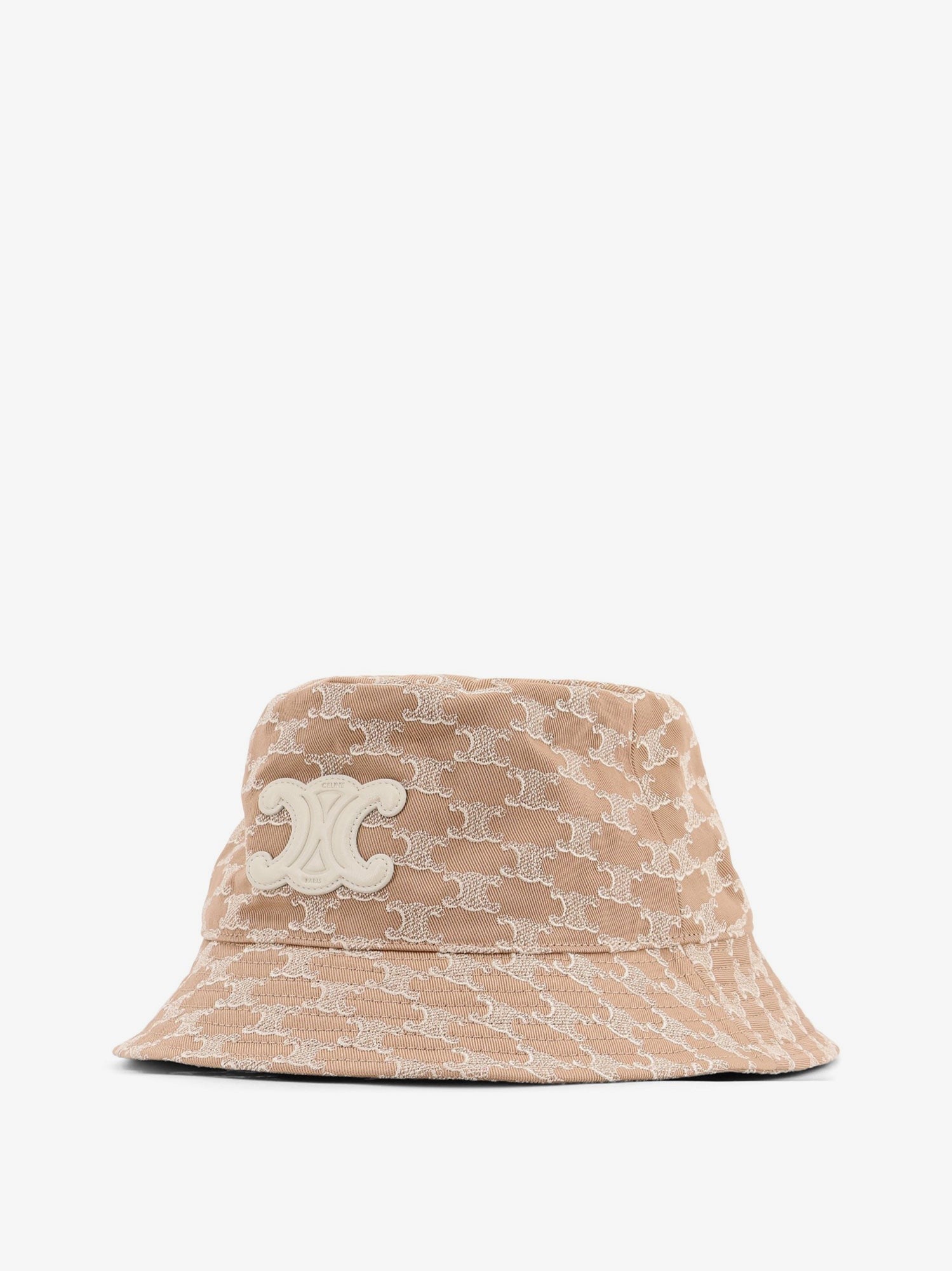 Celine Celine - Cotton hat with Triomphe logo all-over