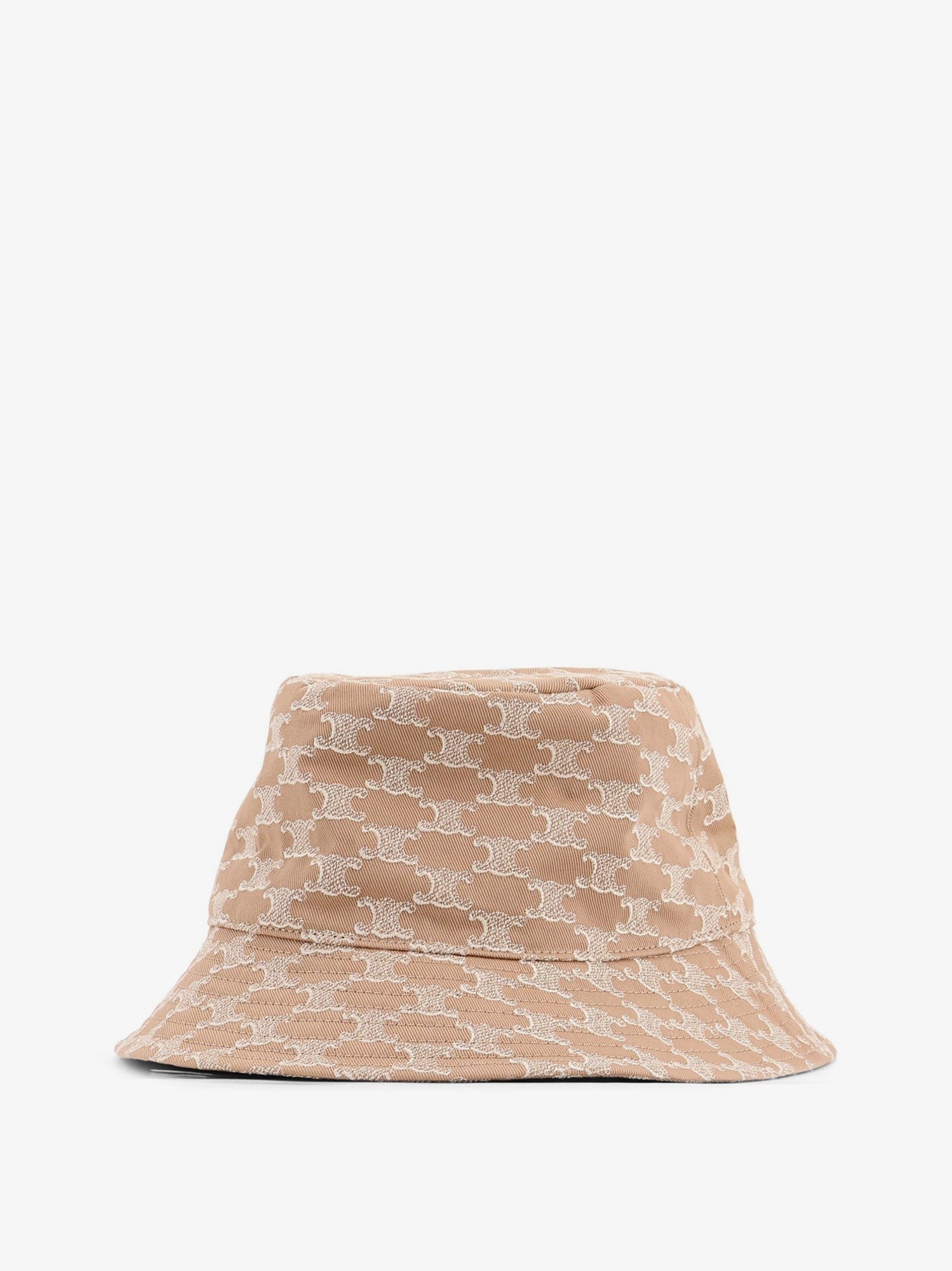Celine Celine - Cotton hat with Triomphe logo all-over