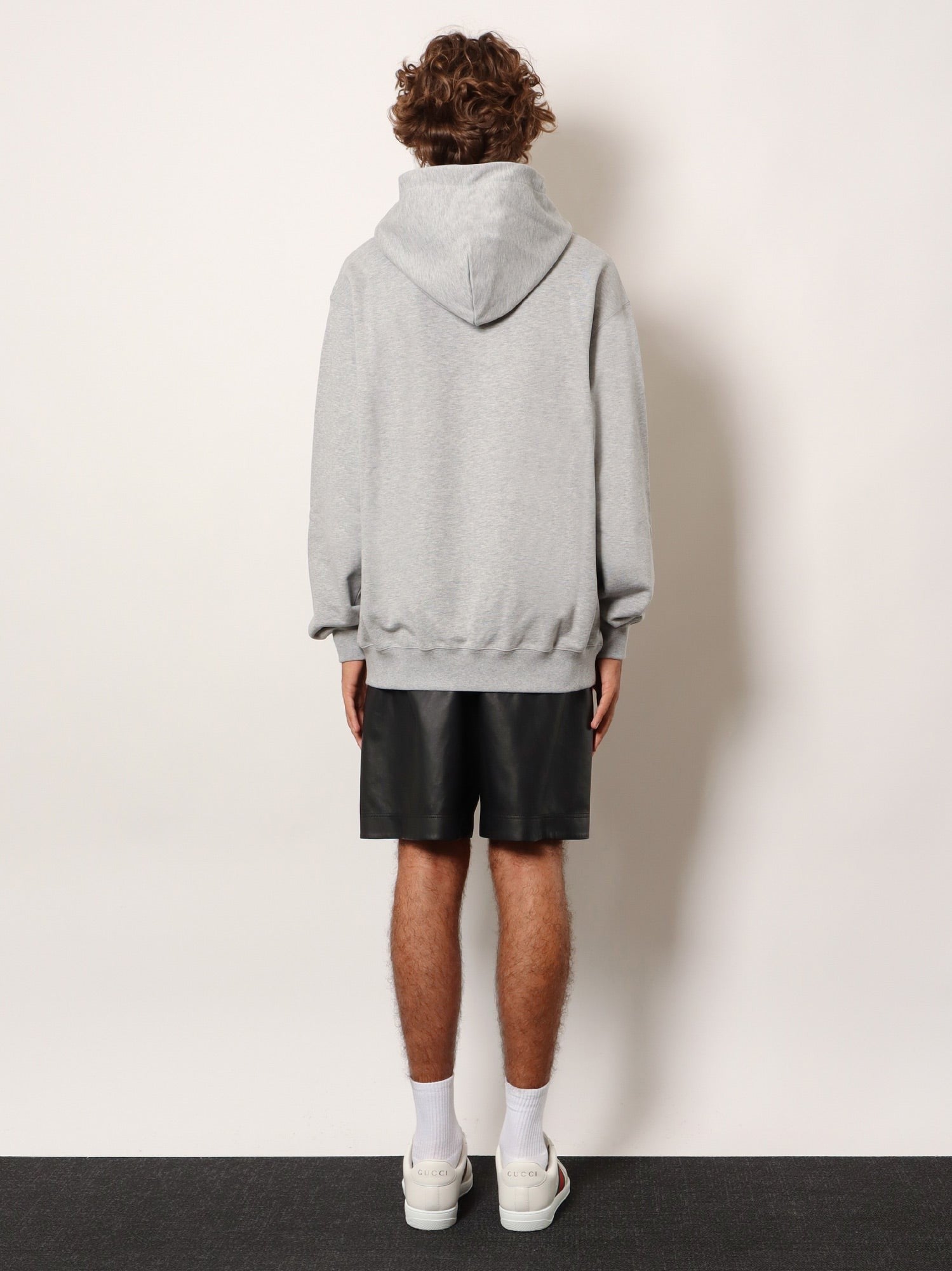 Cotton hooded sweatshirt