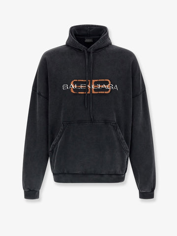 Cotton hooded sweatshirt