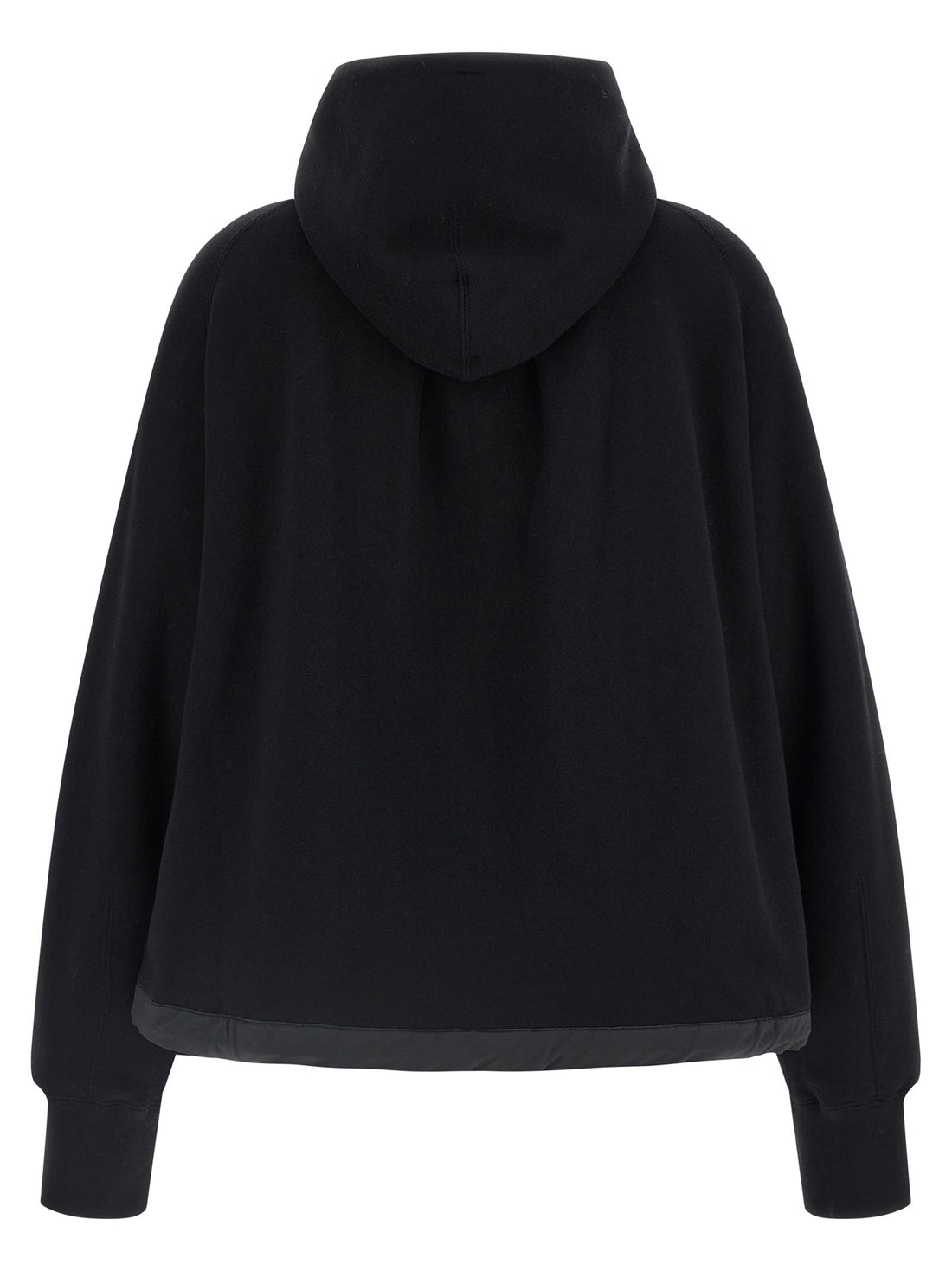 SACAI - Cotton hoodie Black