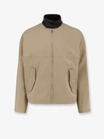 Bottega Veneta - Cotton jacket with Intrecciato detail cotton-jacket-with-intrecciato-detail