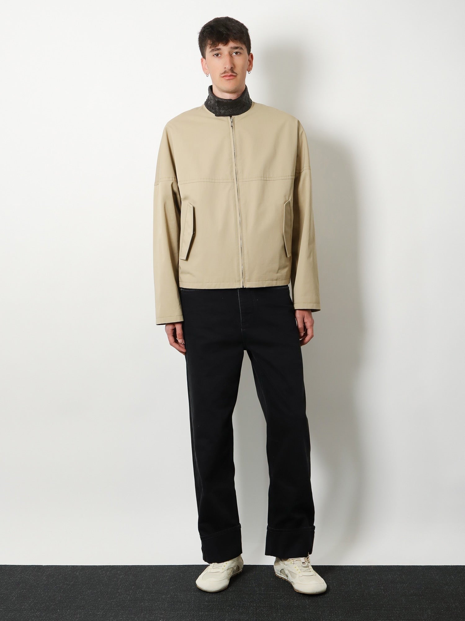 Bottega Veneta - Cotton jacket with Intrecciato detail cotton-jacket-with-intrecciato-detail_43c55e51-ce0f-450f-9f6e-f2be5b401602