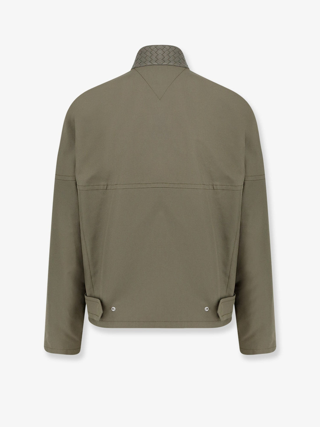 Bottega Veneta - Cotton jacket with Intrecciato leather detail cotton-jacket-with-intrecciato-leather-detail_f9a7a2de-e0bf-4a8b-9a05-c6a4ba32c6a9