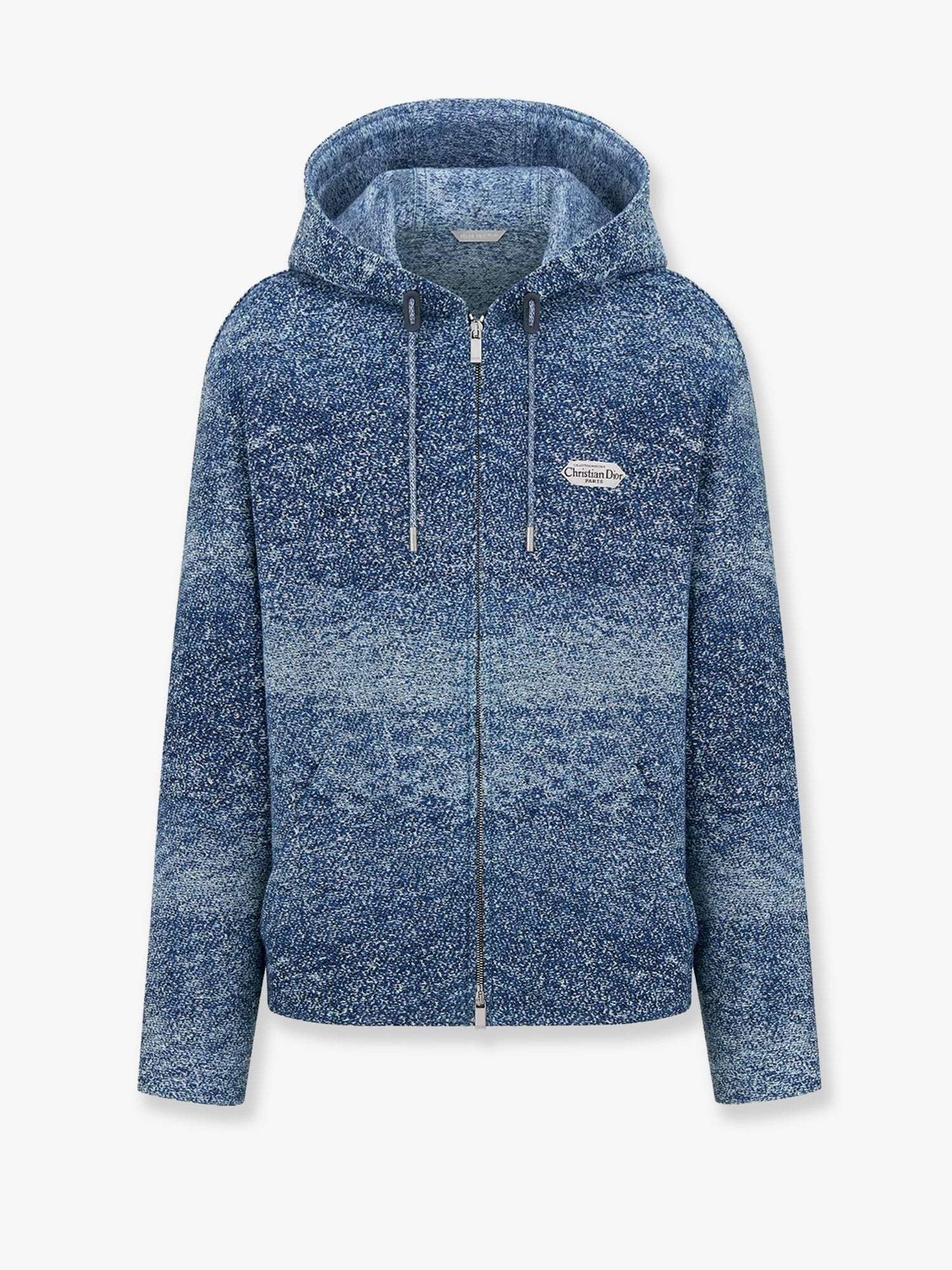 Cotton jacket with lettering logo label