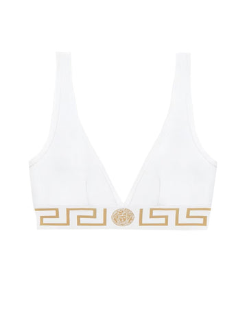 Versace - COTTON JERSEY TRIANGLE BRALETTE cotton-jersey-triangle-bralette