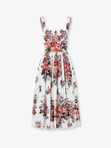 Cotton Midi dress with iconic print cotton-midi-dress-with-iconic-print_add6529e-9640-4d37-b6d4-c411d3bcd6c7