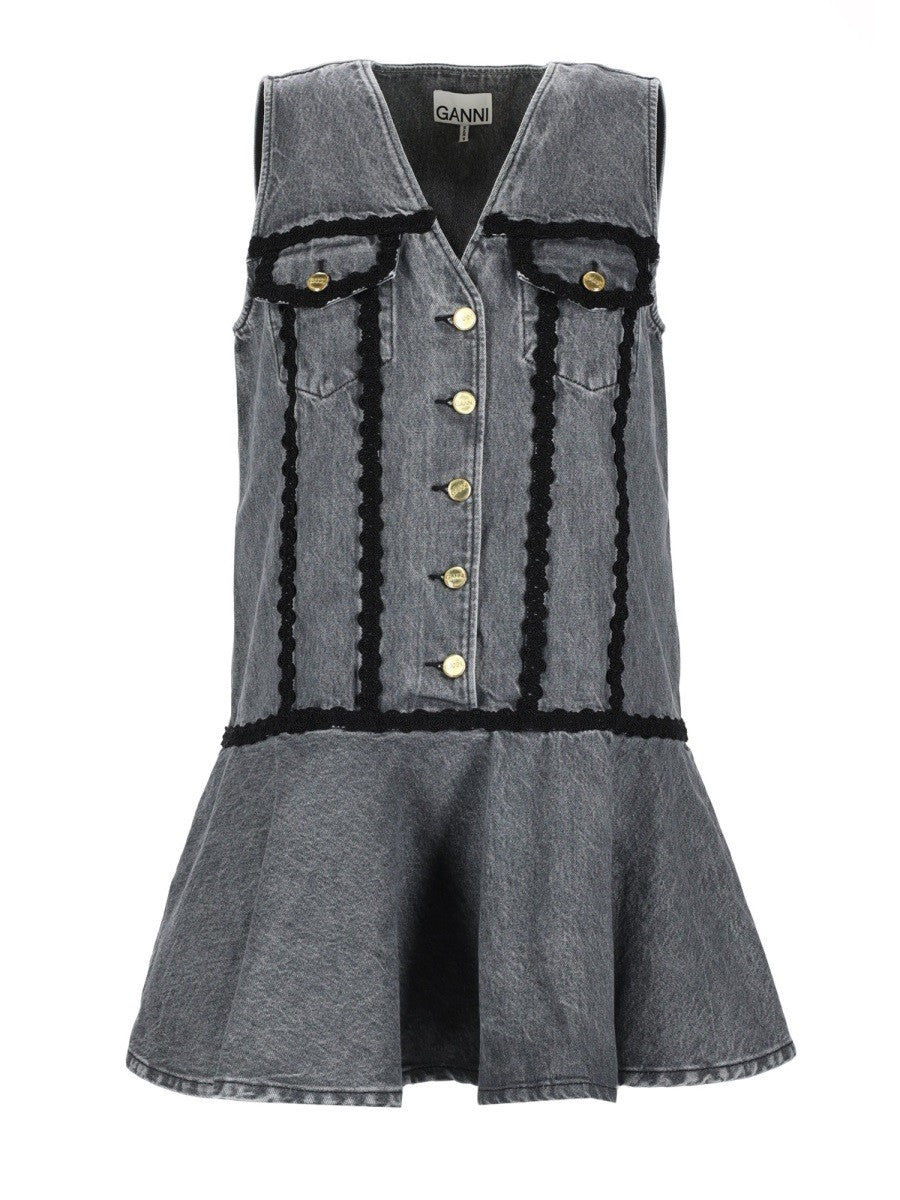 GANNI - COTTON MINI DRESS cotton-mini-dress_ae9b0fd1-04a3-4228-b145-3744b48e4894