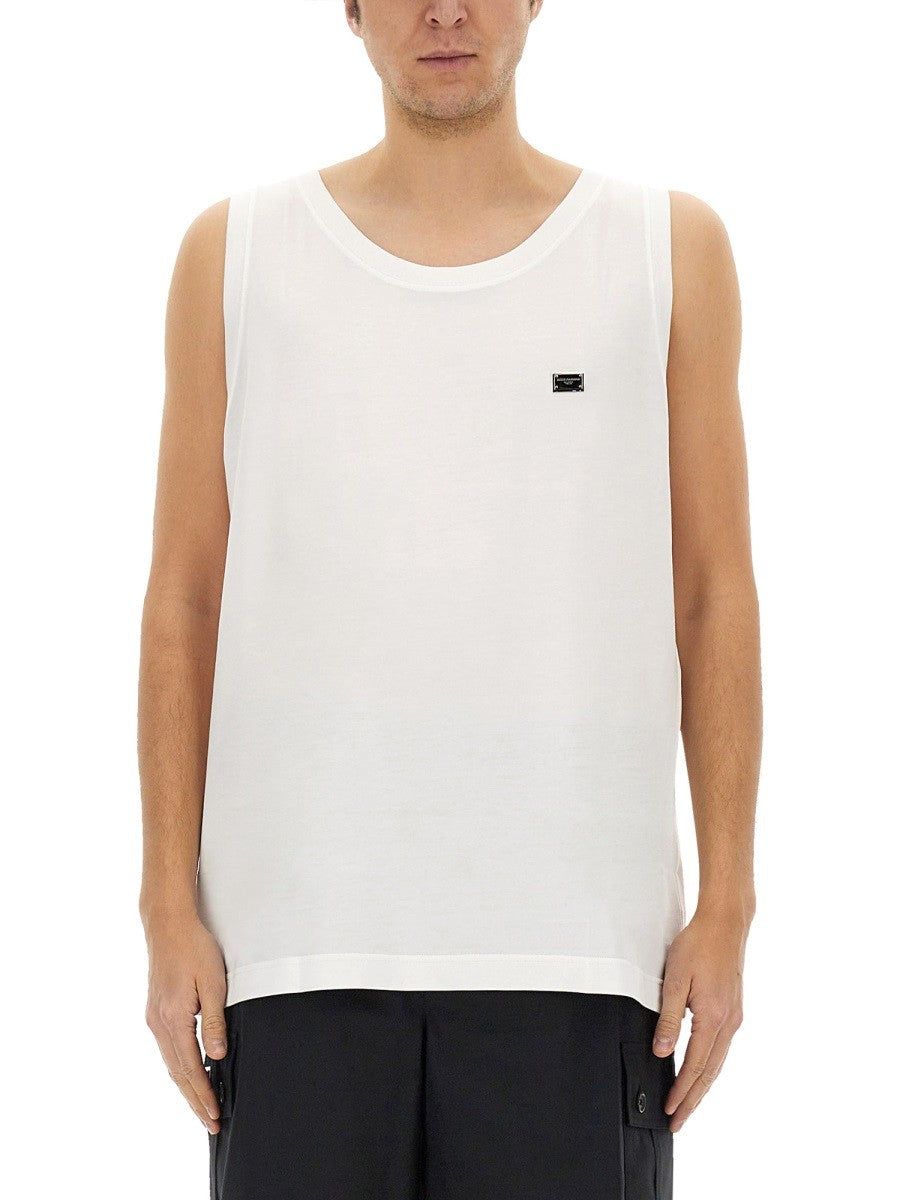 COTTON "OVER" TANK TOP