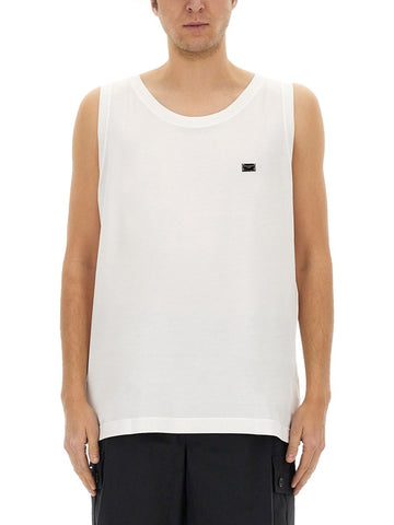 COTTON "OVER" TANK TOP