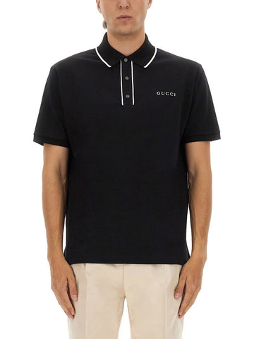 COTTON PIQUE POLO