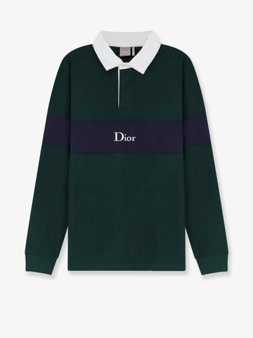 Dior - Cotton Polo Rugby with Dior embroidery