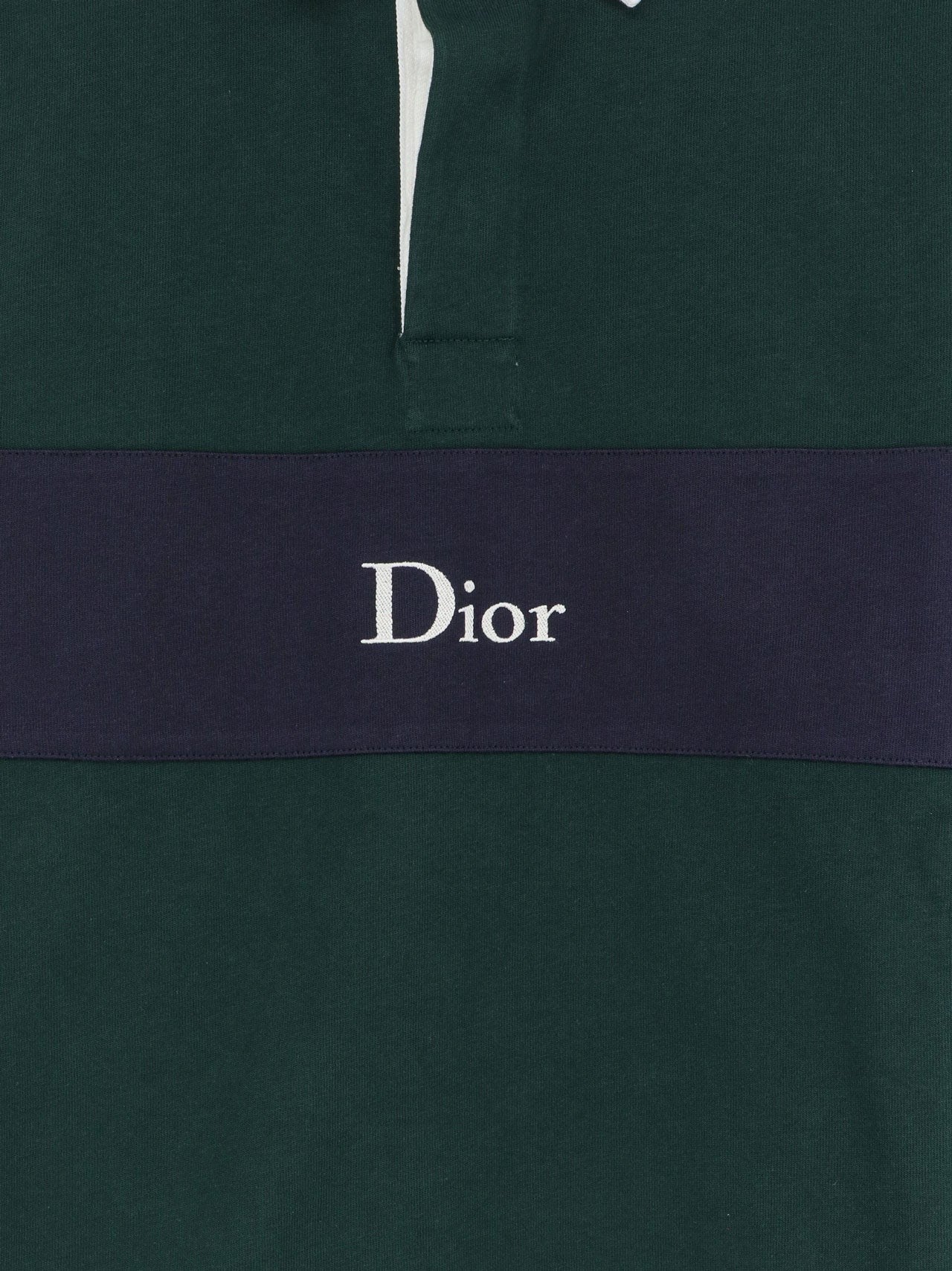 Dior - Cotton Polo Rugby with Dior embroidery