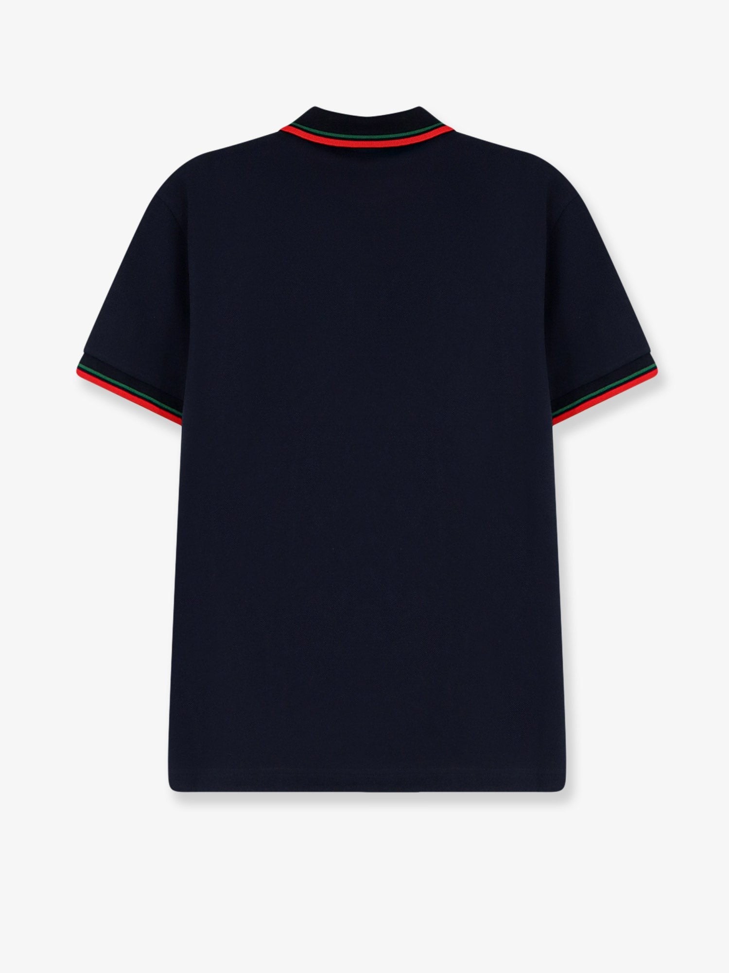Gucci - Cotton polo shirt with embroidered logo on the front