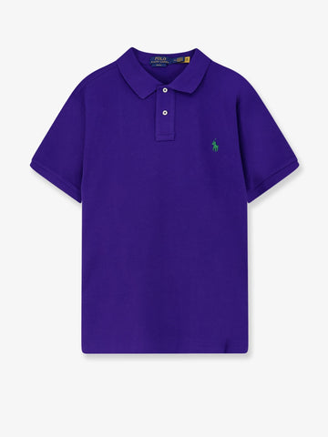 Polo Ralph Lauren Polo Ralph Lauren - Cotton polo shirt with frontal embroidered logo