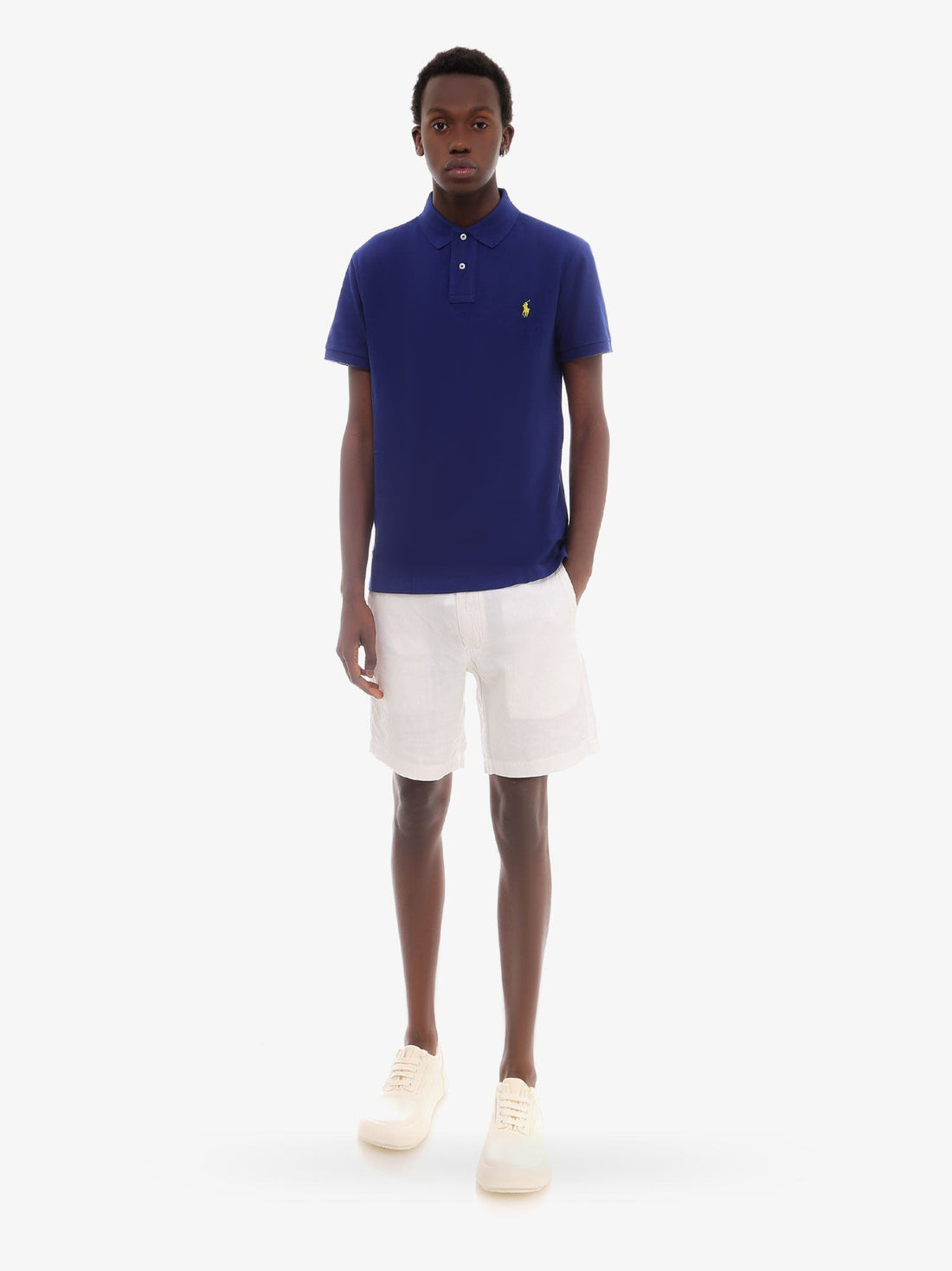 Polo Ralph Lauren - Cotton polo shirt with logo embroidery FALL ROYAL S